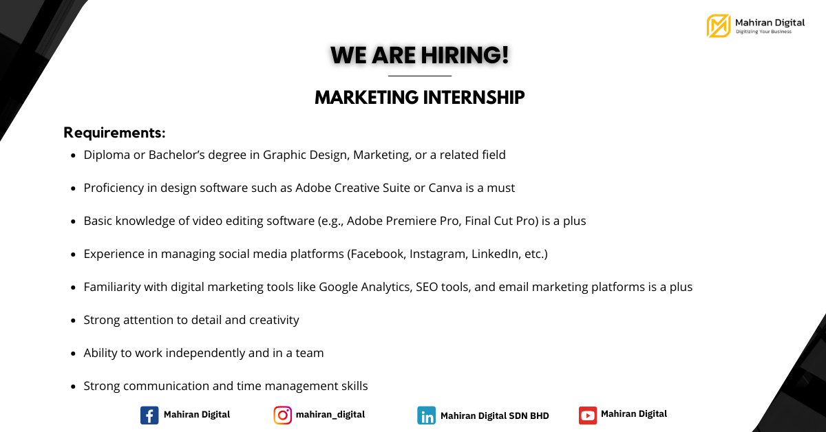 Marketing Internship